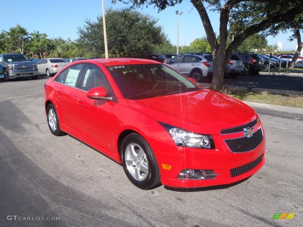 Red Hot 2014 Chevrolet Cruze LT Exterior Photo #86853636