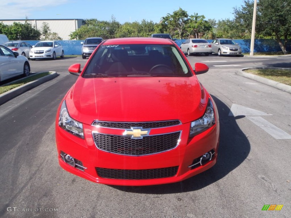 2014 Cruze LT - Red Hot / Jet Black photo #2