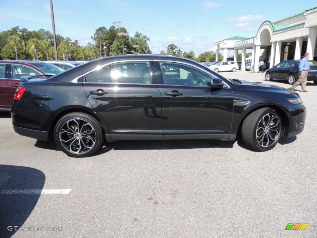 2013 Taurus SHO AWD - Tuxedo Black Metallic / SHO Charcoal Black Leather photo #11