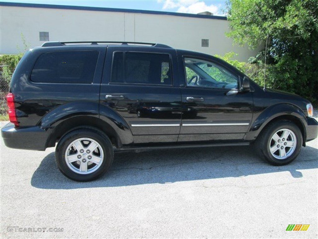 2008 Durango SLT - Brilliant Black / Dark/Light Slate Gray photo #3