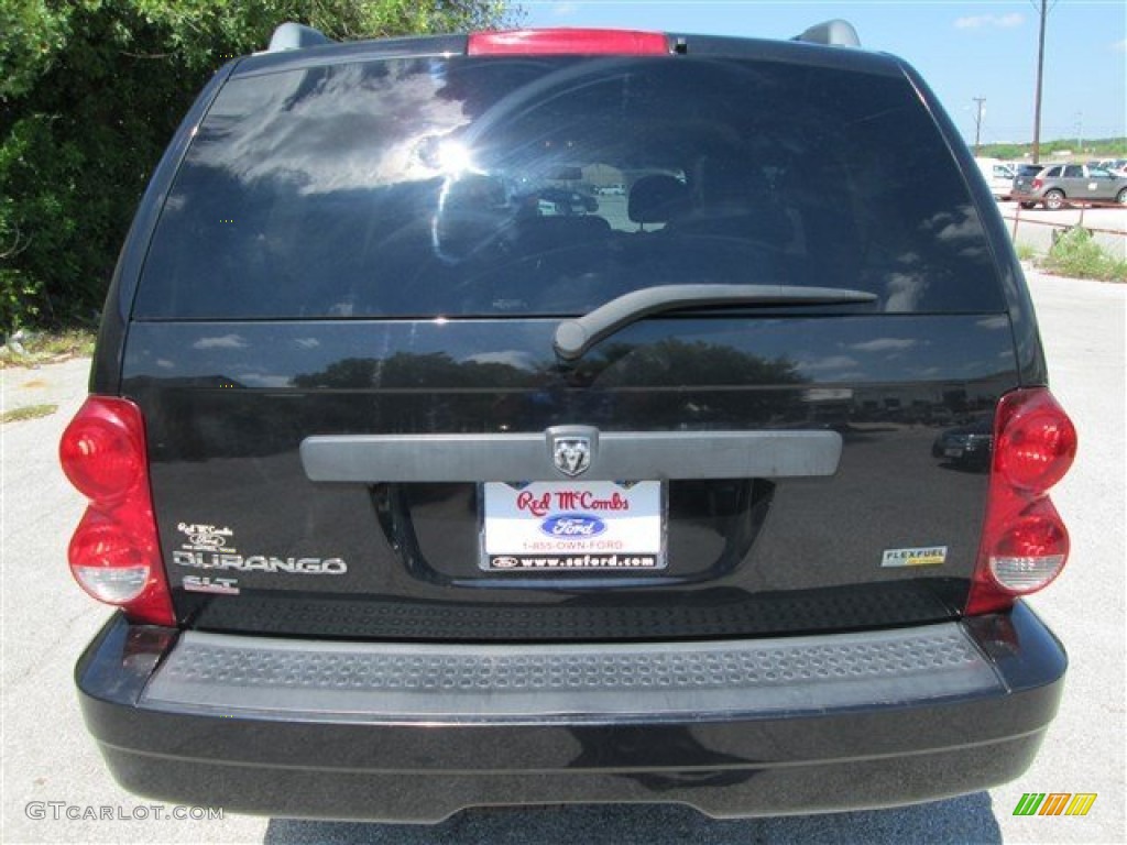 2008 Durango SLT - Brilliant Black / Dark/Light Slate Gray photo #5