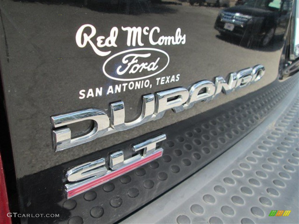2008 Durango SLT - Brilliant Black / Dark/Light Slate Gray photo #6