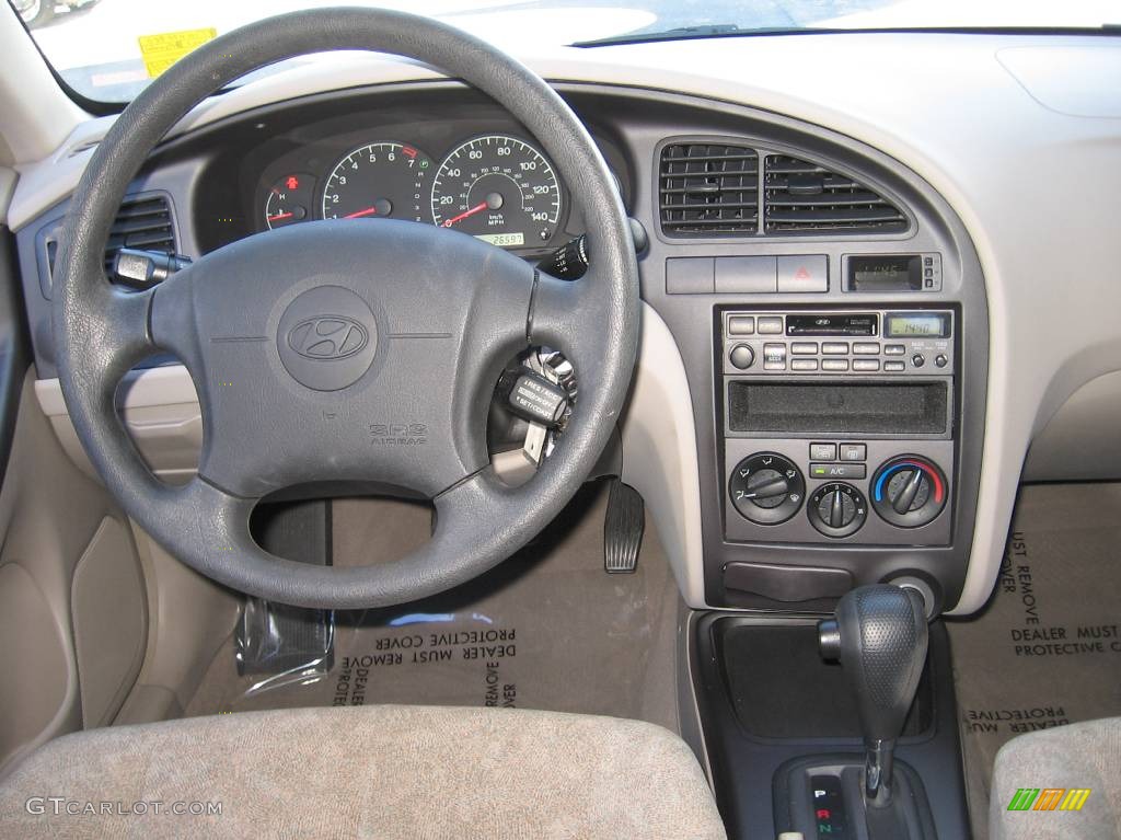 2001 Elantra GLS - Champagne / Beige photo #12