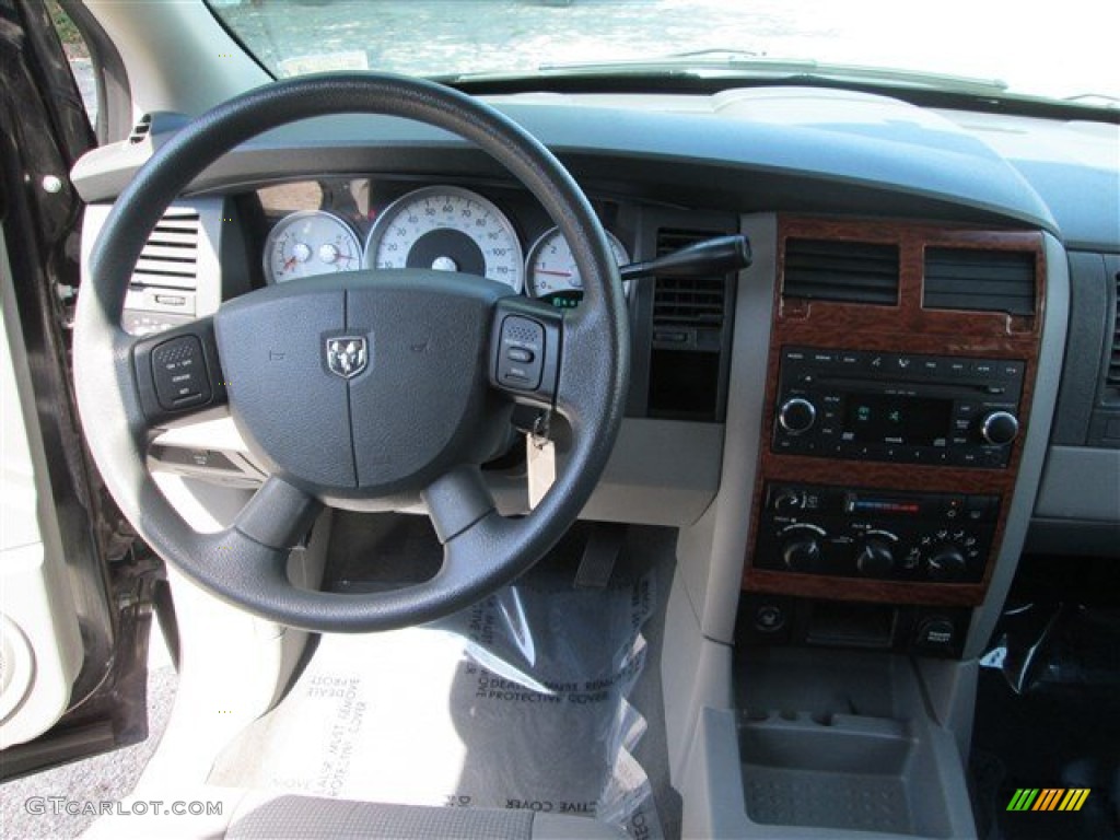 2008 Durango SLT - Brilliant Black / Dark/Light Slate Gray photo #9