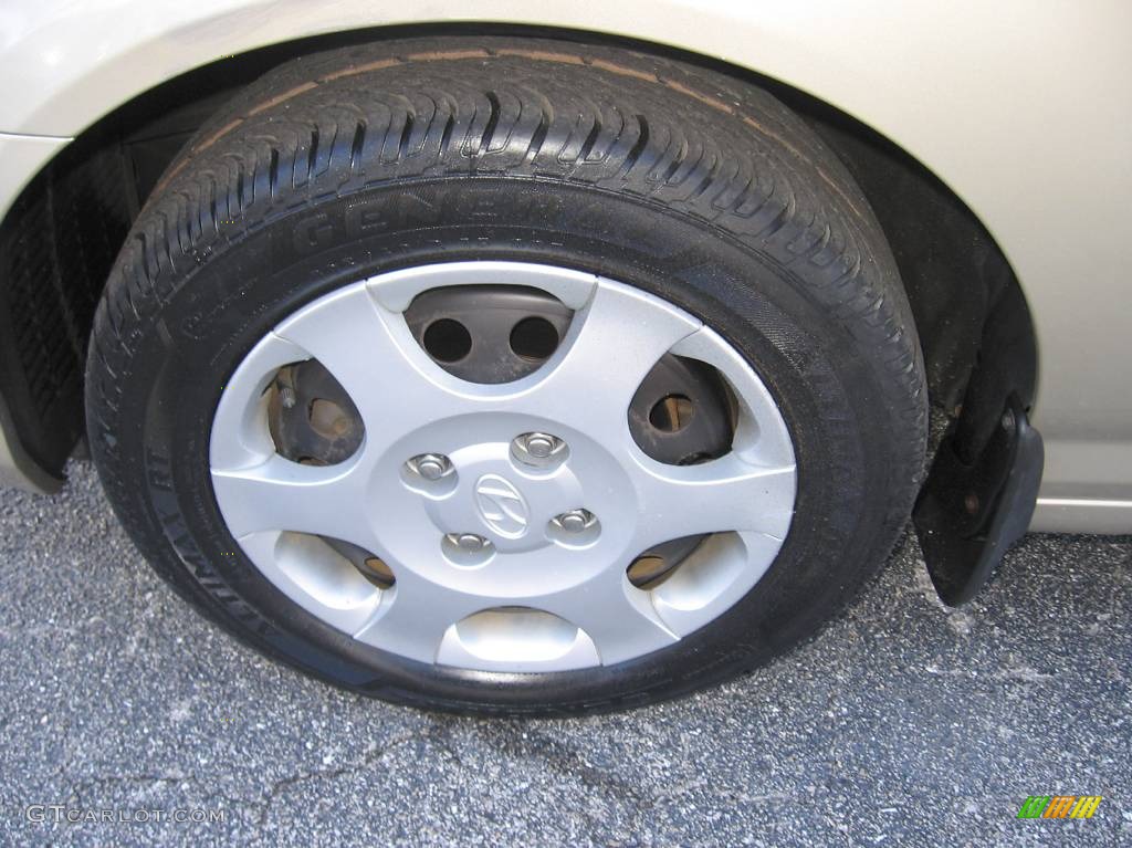 2001 Elantra GLS - Champagne / Beige photo #13