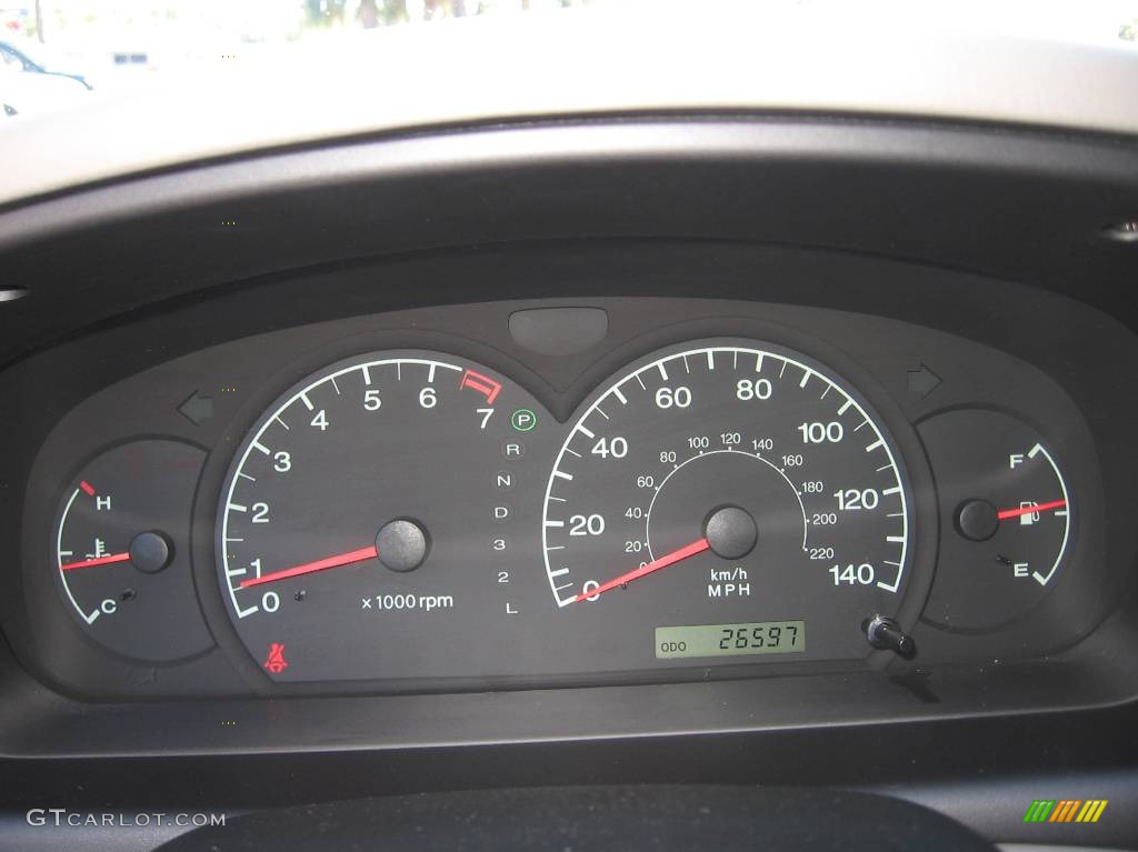 2001 Elantra GLS - Champagne / Beige photo #14
