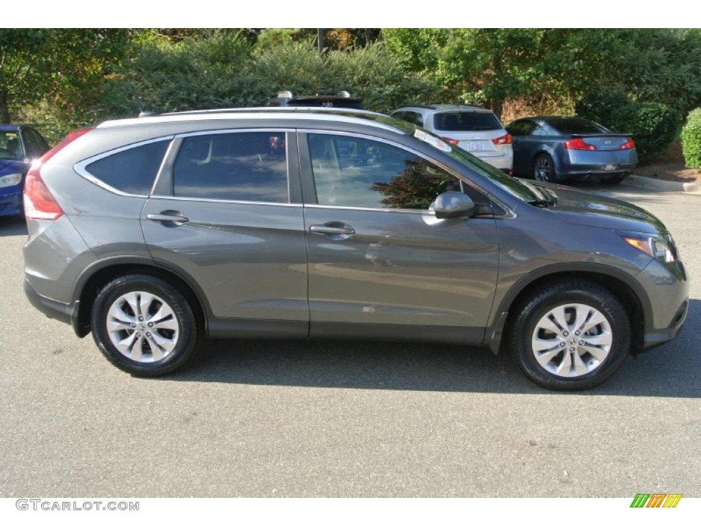 2012 CR-V EX-L - Polished Metal Metallic / Gray photo #6