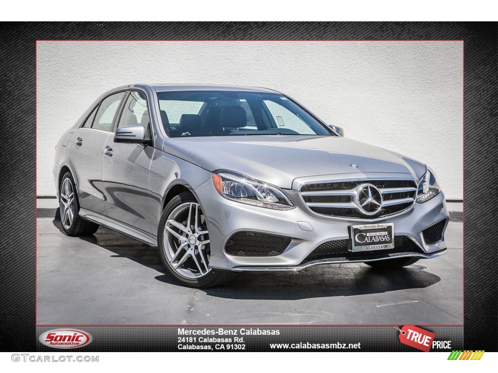 2014 E 350 Sport Sedan - Paladium Silver Metallic / Black photo #1