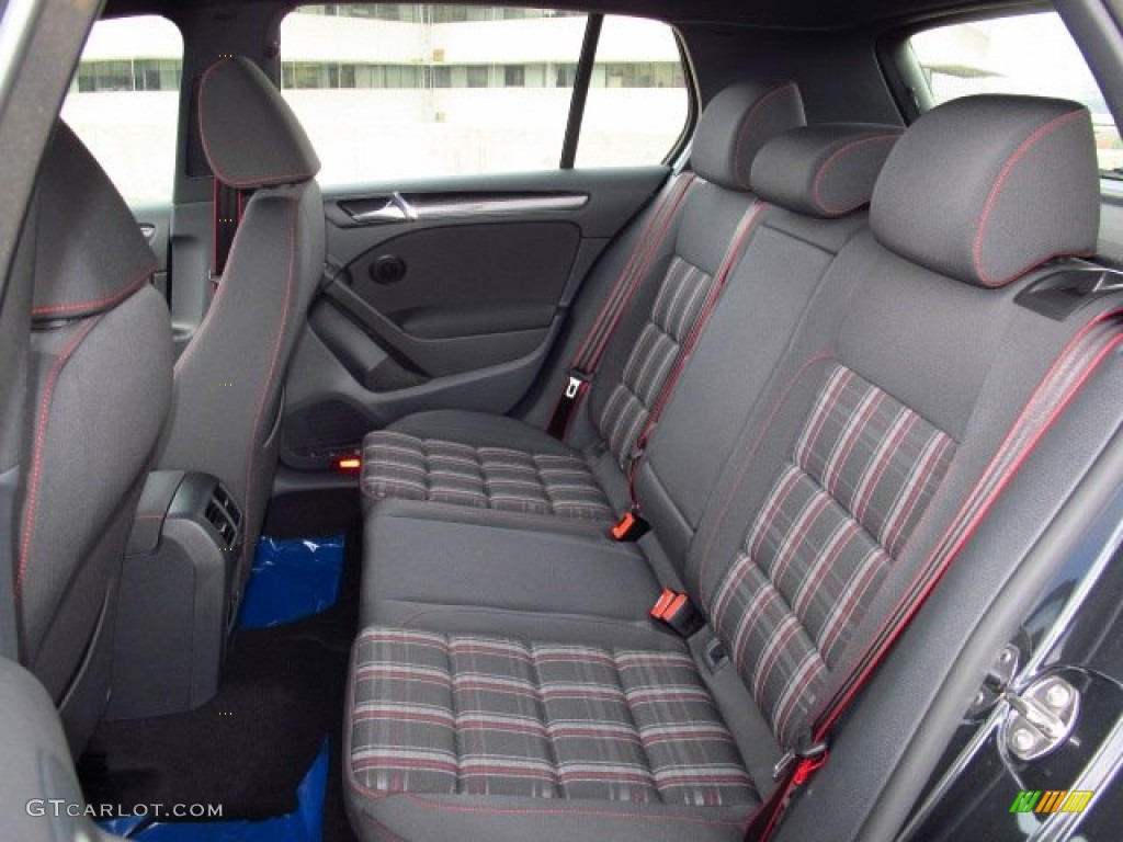 Intelagos Plaid Cloth Interior 2014 Volkswagen GTI 4 Door Wolfsburg Edition Photo #86857290