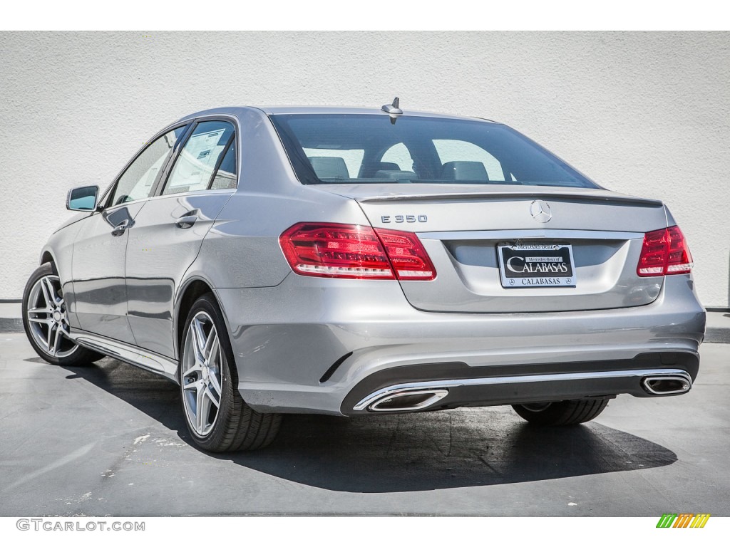 2014 E 350 Sport Sedan - Paladium Silver Metallic / Black photo #2