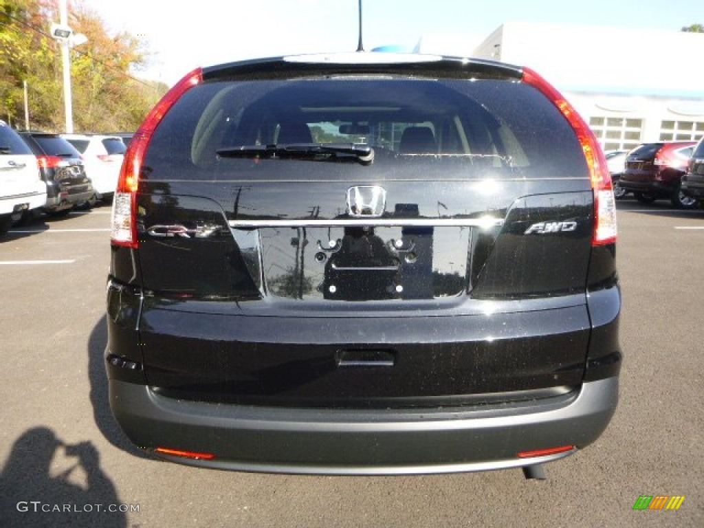 2014 CR-V EX AWD - Crystal Black Pearl / Black photo #4