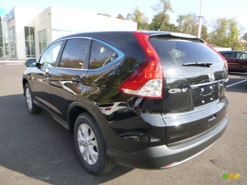 2014 CR-V EX AWD - Crystal Black Pearl / Black photo #5