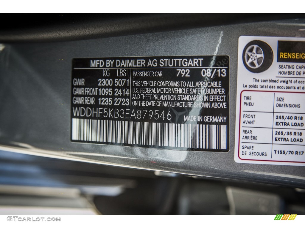 2014 E 350 Sport Sedan - Paladium Silver Metallic / Black photo #7