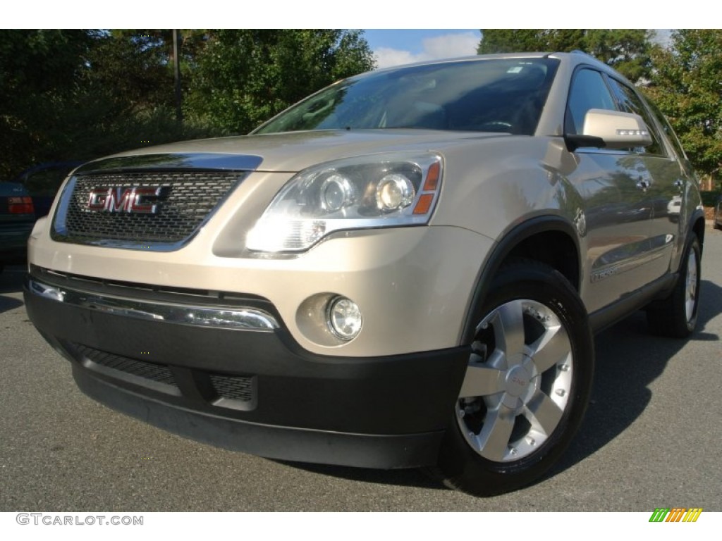 2008 Acadia SLT - Gold Mist Metallic / Light Titanium photo #1