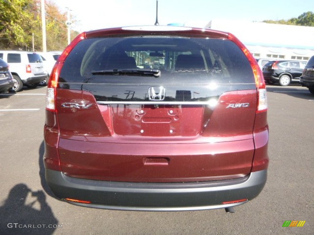 2014 CR-V EX AWD - Basque Red Pearl II / Gray photo #4