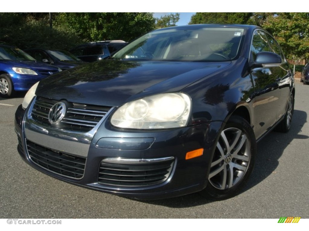 2006 Jetta TDI Sedan - Shadow Blue Metallic / Grey photo #1