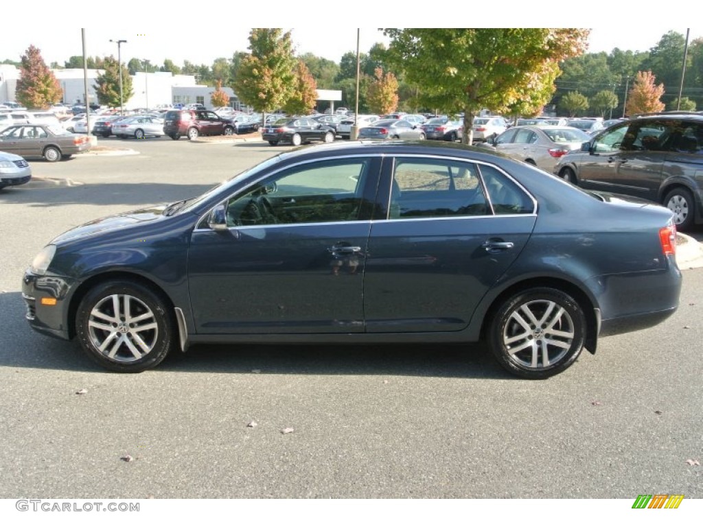 2006 Jetta TDI Sedan - Shadow Blue Metallic / Grey photo #3