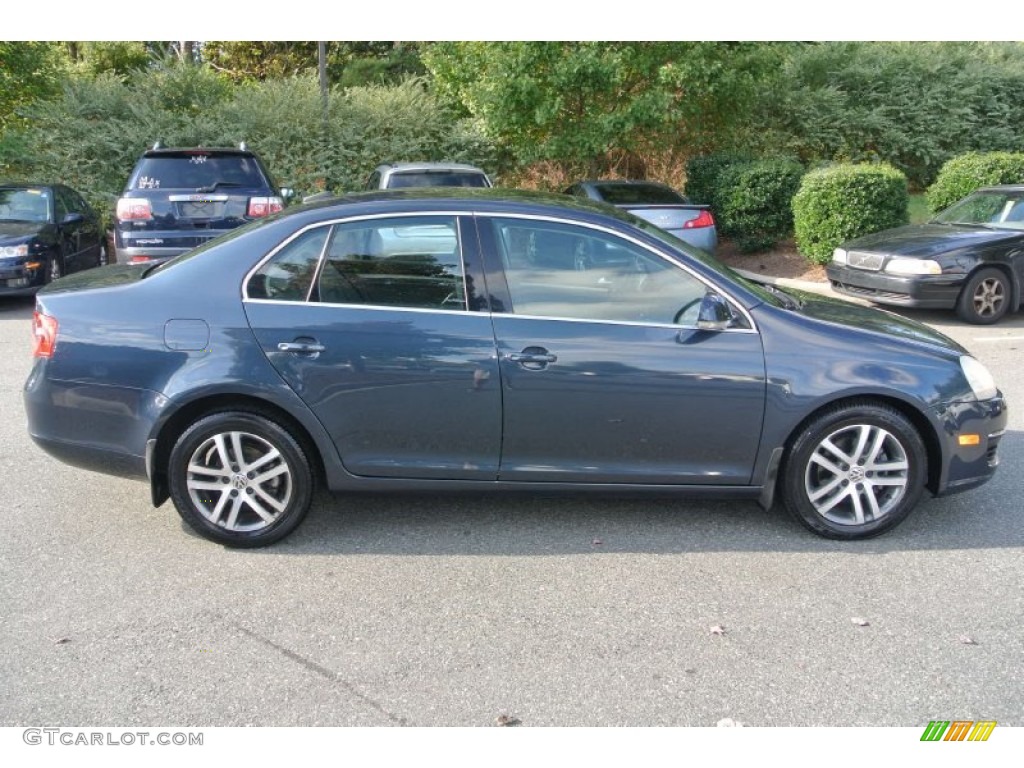 2006 Jetta TDI Sedan - Shadow Blue Metallic / Grey photo #6