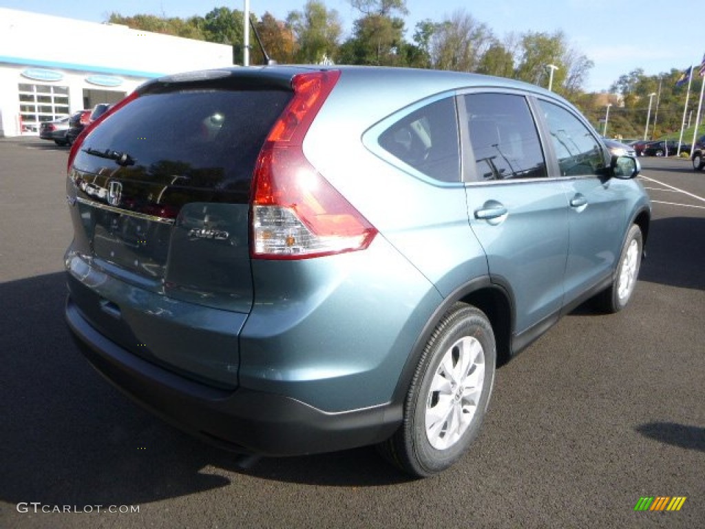 2014 CR-V EX AWD - Mountain Air Metallic / Beige photo #3