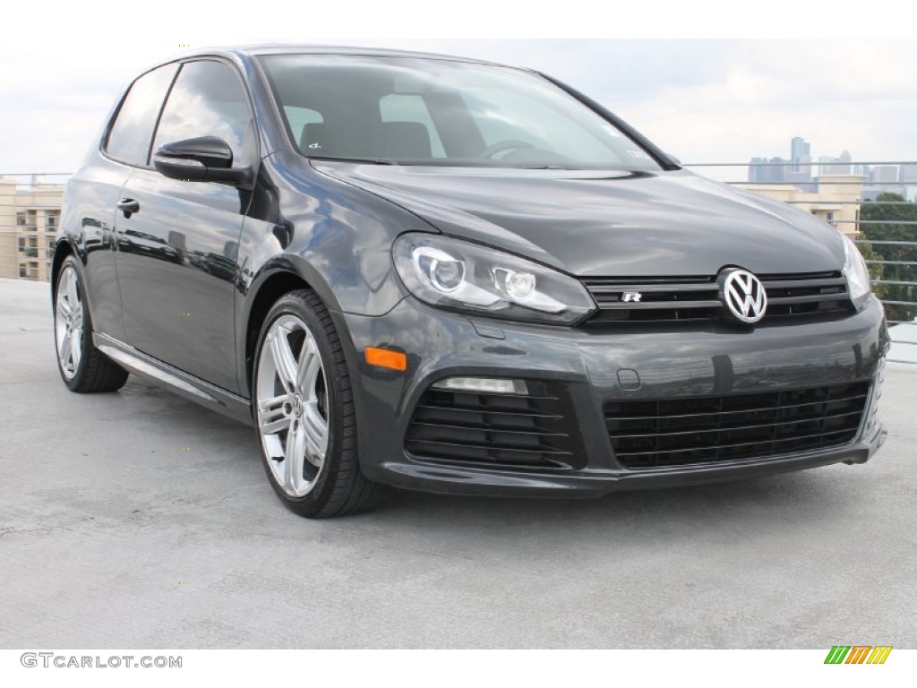 2013 Golf R 2 Door 4Motion - Carbon Steel Gray Metallic / Titan Black photo #1