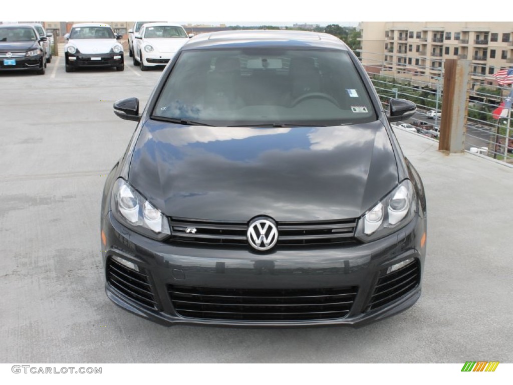 2013 Golf R 2 Door 4Motion - Carbon Steel Gray Metallic / Titan Black photo #2