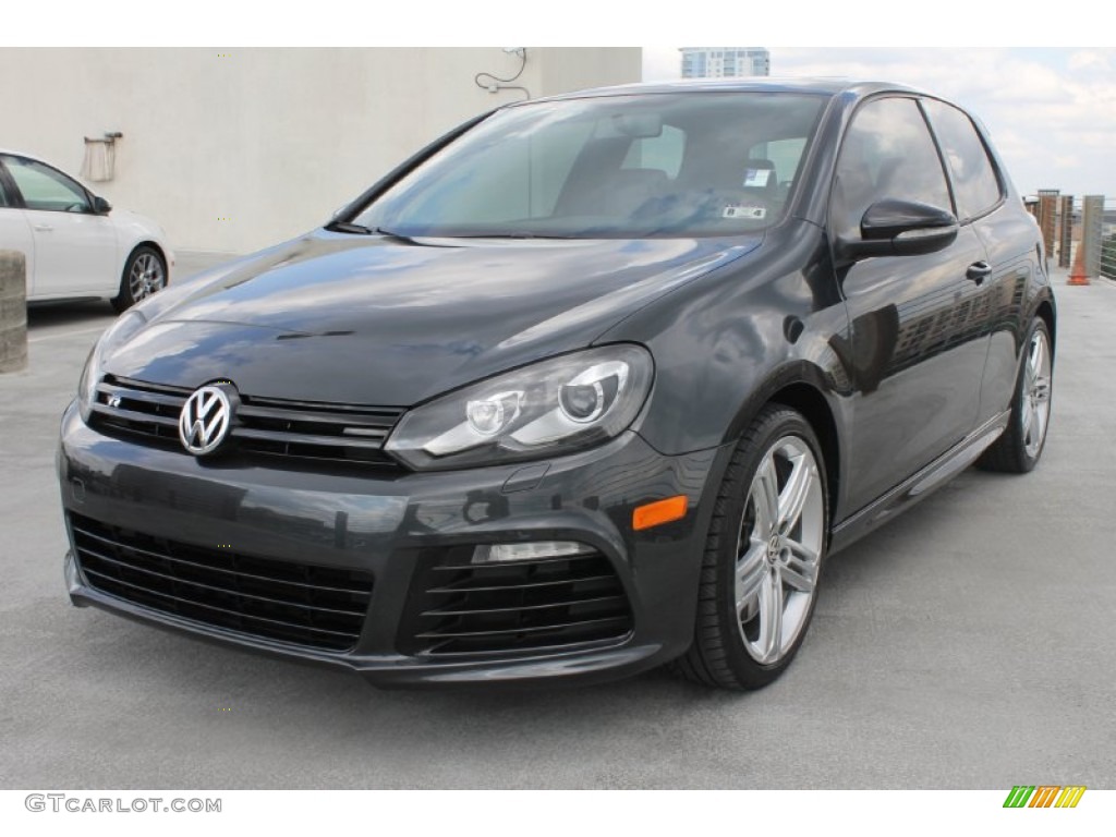 2013 Golf R 2 Door 4Motion - Carbon Steel Gray Metallic / Titan Black photo #3