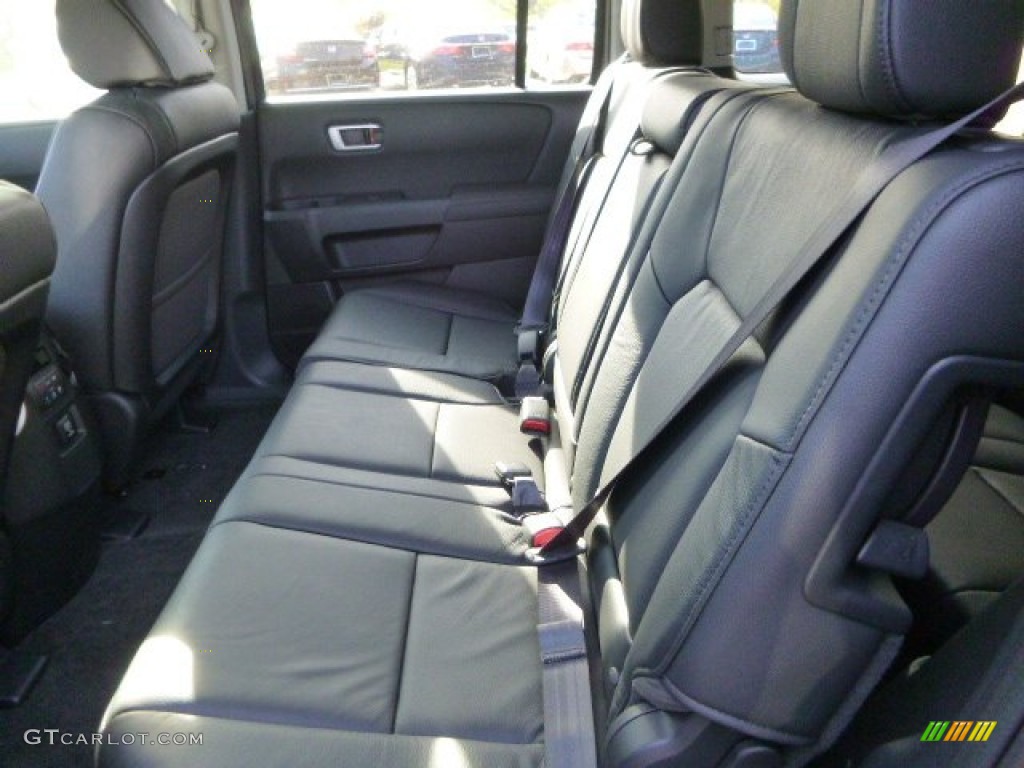 2014 Pilot EX-L 4WD - Modern Steel Metallic / Black photo #11