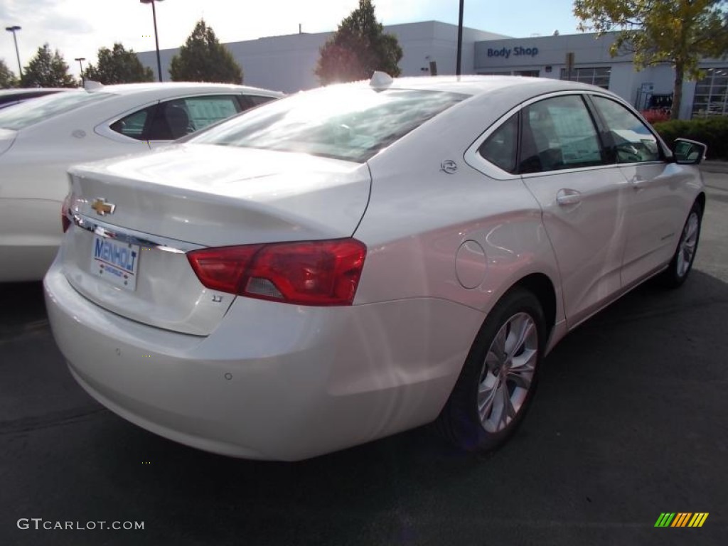 2014 Impala LT - White Diamond Tricoat / Jet Black/Brownstone photo #2