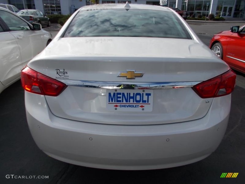 2014 Impala LT - White Diamond Tricoat / Jet Black/Brownstone photo #3