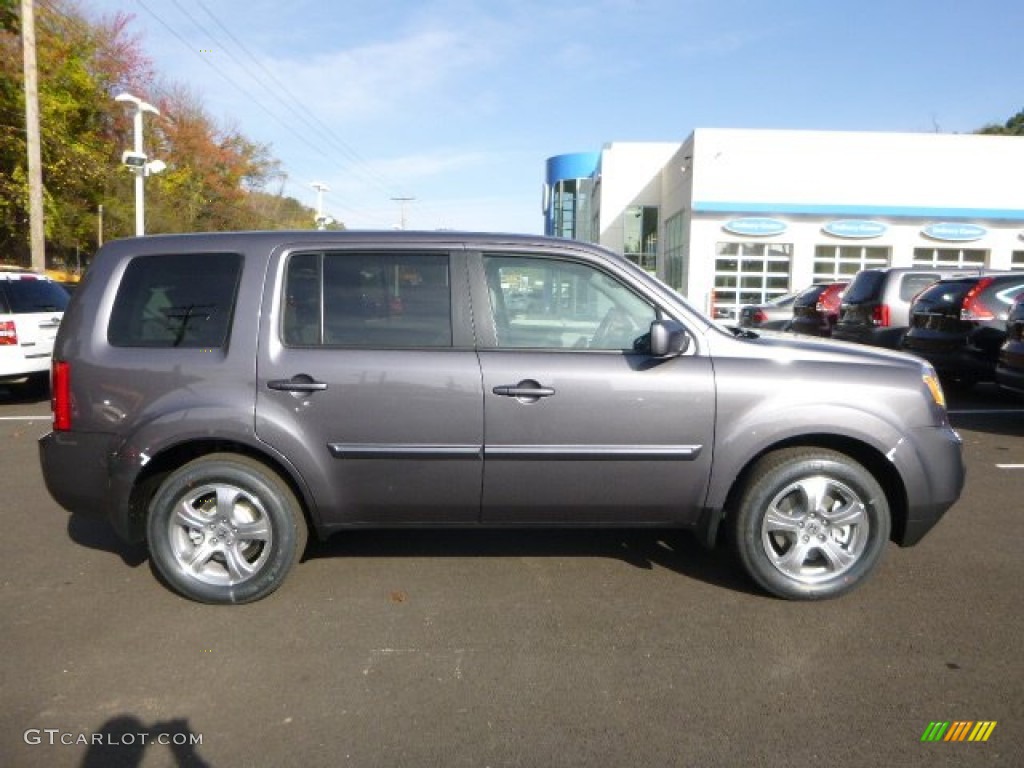 2014 Pilot EX-L 4WD - Modern Steel Metallic / Gray photo #2