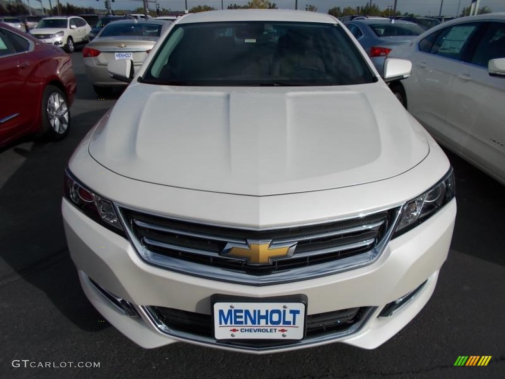 2014 Impala LT - White Diamond Tricoat / Jet Black/Brownstone photo #5