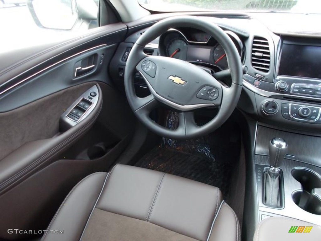 2014 Impala LT - White Diamond Tricoat / Jet Black/Brownstone photo #8