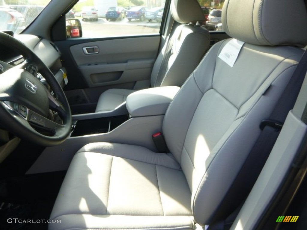 2014 Pilot EX-L 4WD - Modern Steel Metallic / Gray photo #10