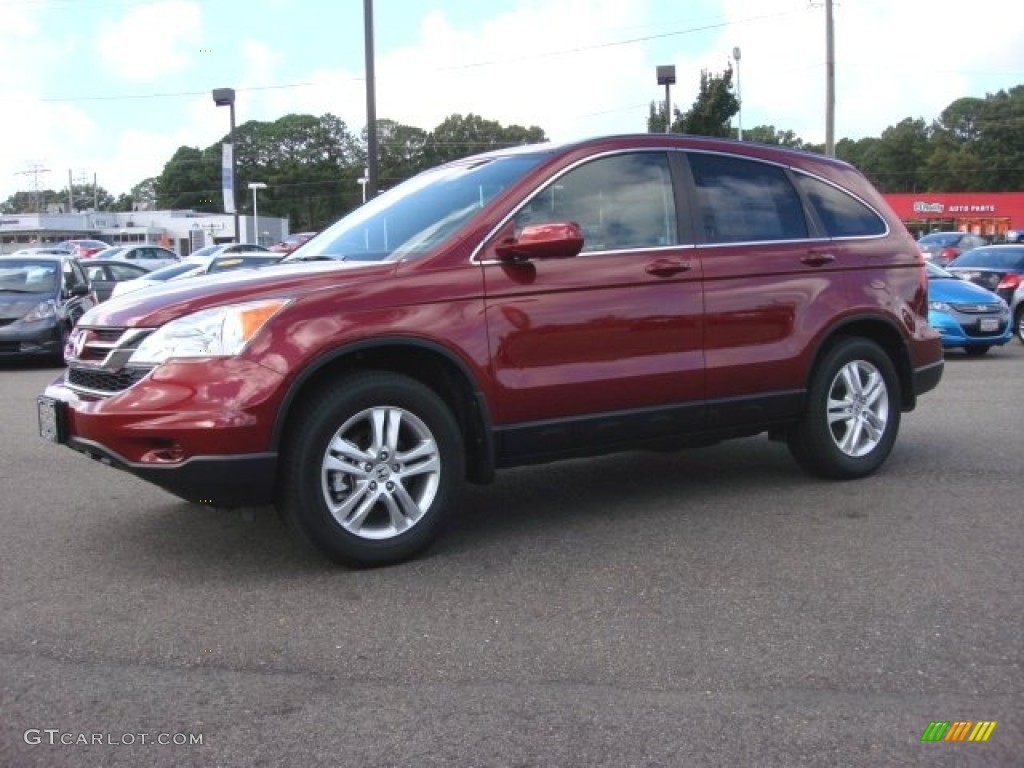 2011 CR-V EX-L - Tango Red Pearl / Gray photo #2