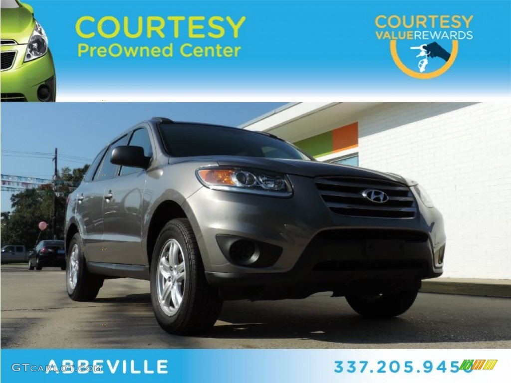 2012 Santa Fe GLS - Mineral Gray / Beige photo #1