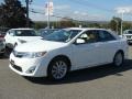 2012 Blizzard White Pearl Toyota Camry XLE  photo #3