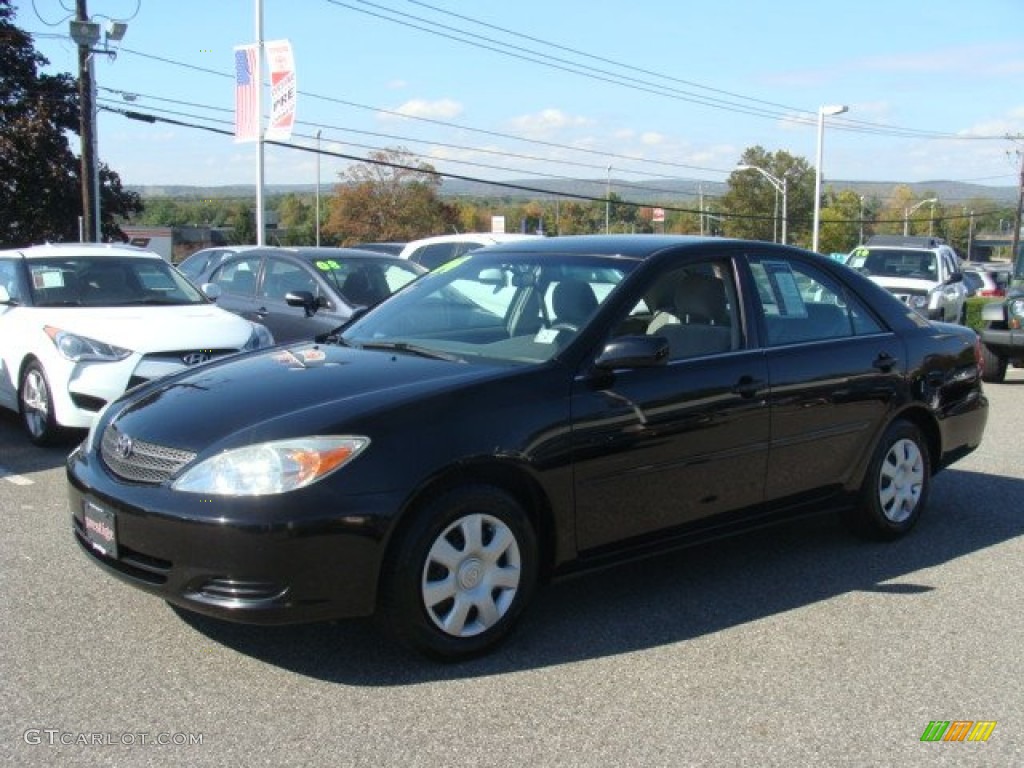 2004 Camry LE - Black / Stone photo #3