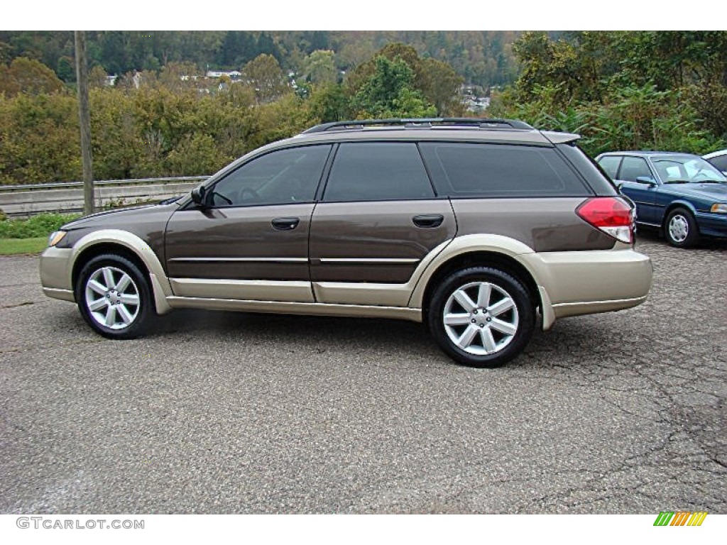 2008 Outback 2.5i Wagon - Deep Bronze Metallic / Warm Ivory photo #3