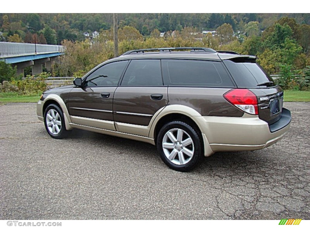 2008 Outback 2.5i Wagon - Deep Bronze Metallic / Warm Ivory photo #4