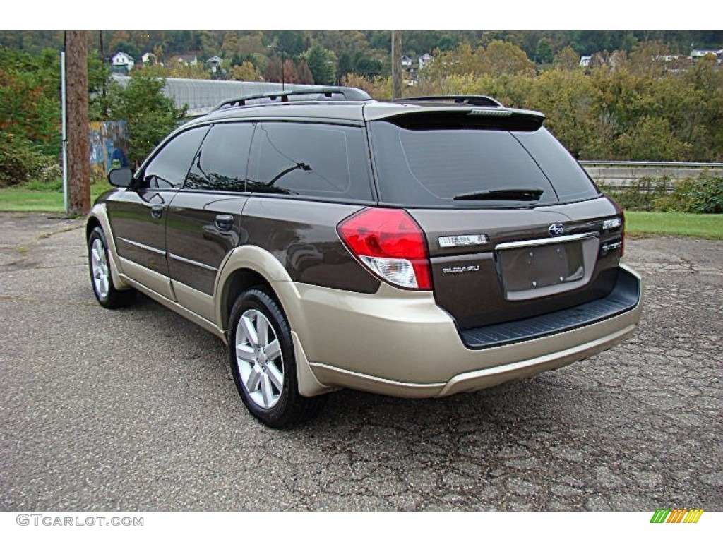 2008 Outback 2.5i Wagon - Deep Bronze Metallic / Warm Ivory photo #5