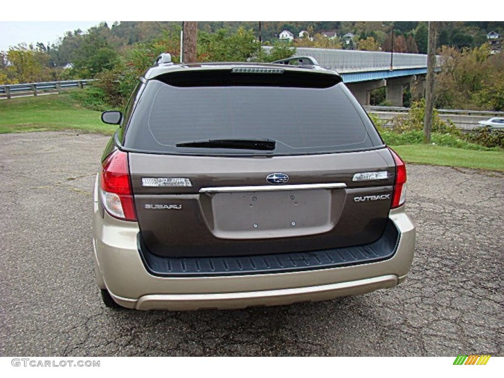 2008 Outback 2.5i Wagon - Deep Bronze Metallic / Warm Ivory photo #6