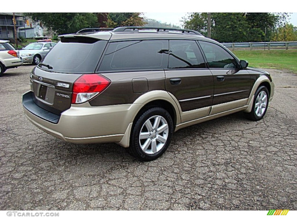 2008 Outback 2.5i Wagon - Deep Bronze Metallic / Warm Ivory photo #8