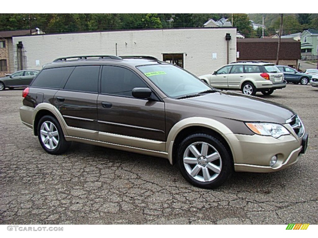 2008 Outback 2.5i Wagon - Deep Bronze Metallic / Warm Ivory photo #11