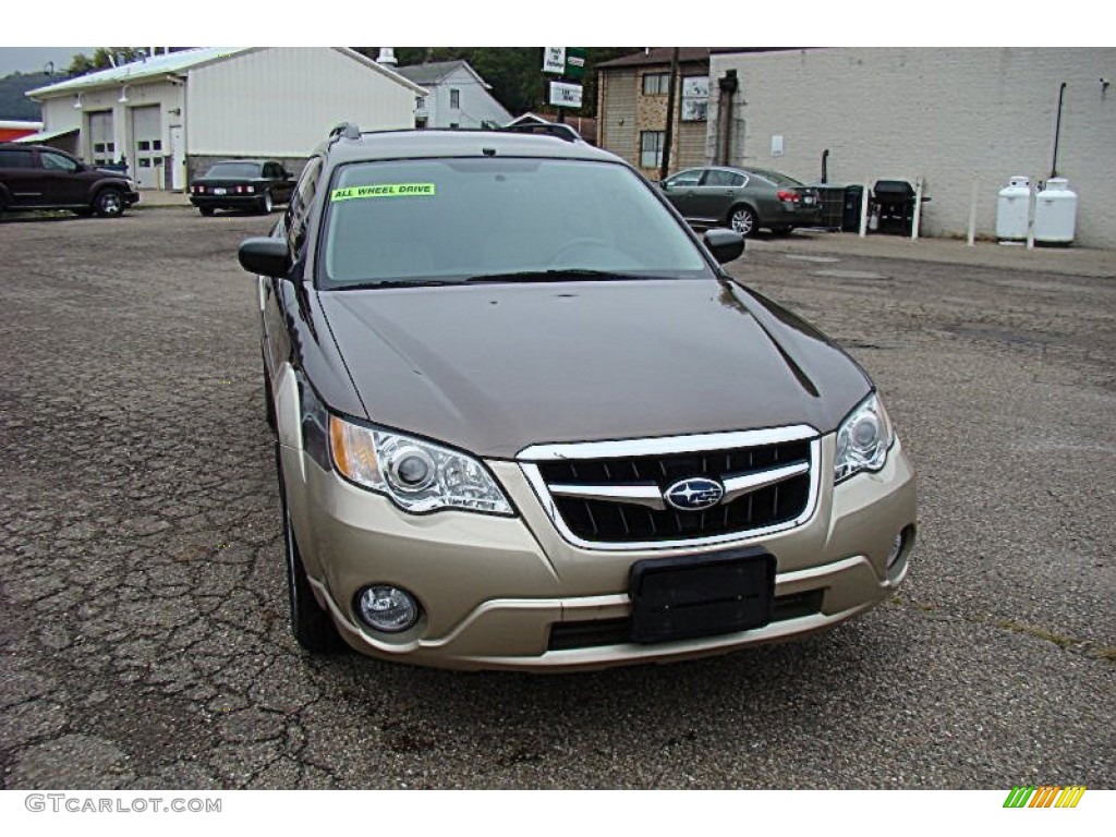 2008 Outback 2.5i Wagon - Deep Bronze Metallic / Warm Ivory photo #13