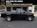 Black 2002 Ford F150 XL Regular Cab