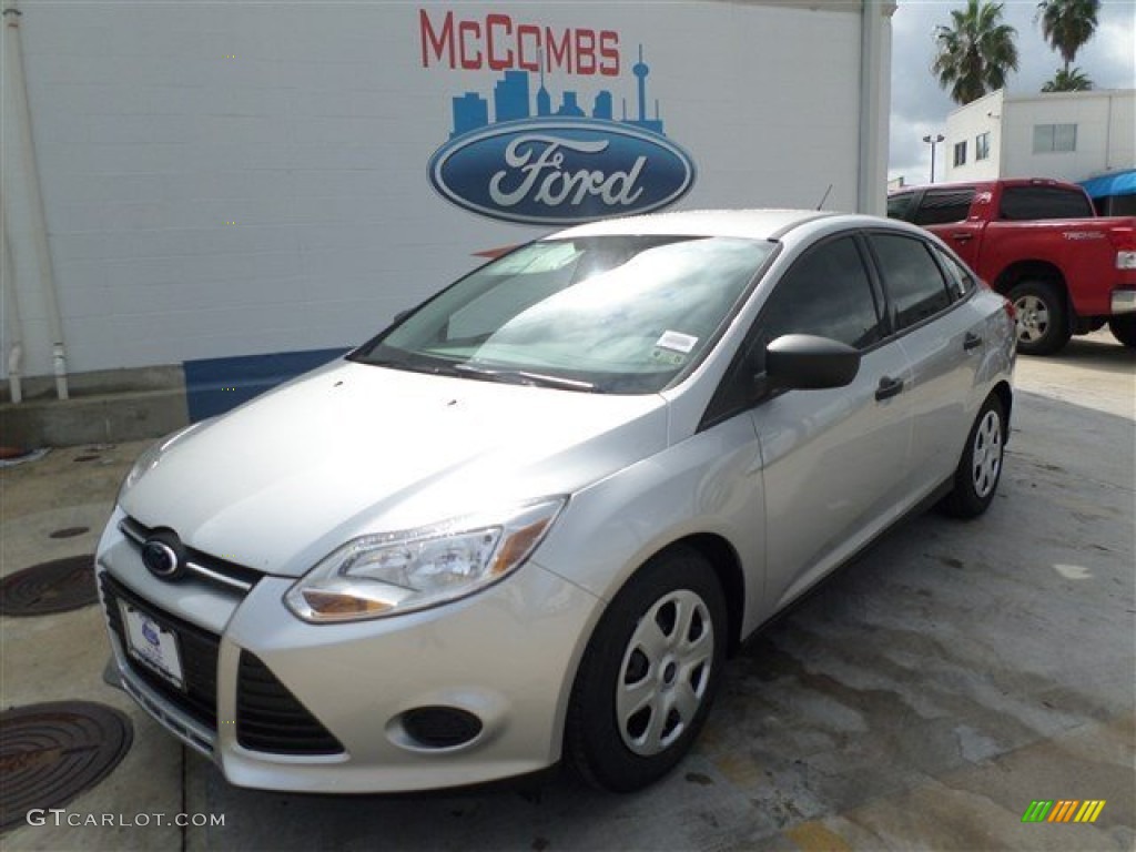 2014 Focus S Sedan - Ingot Silver / Charcoal Black photo #1