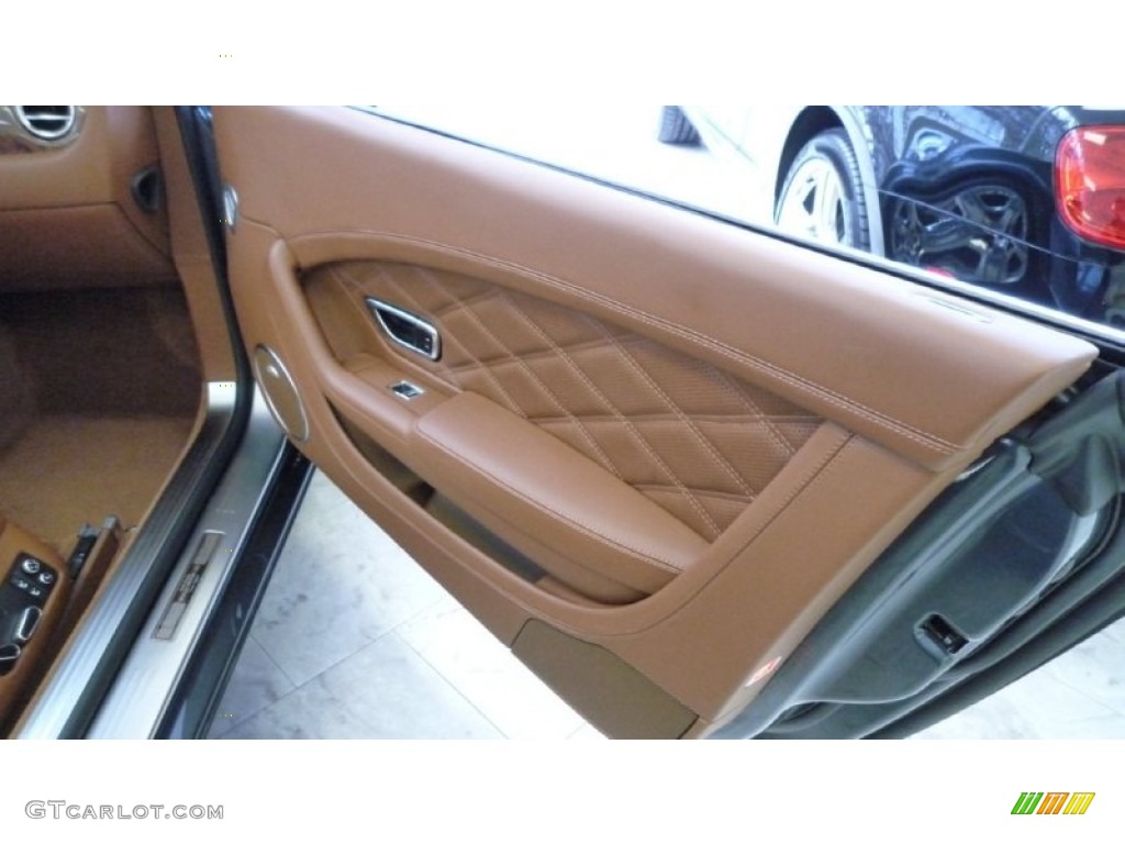 2012 Bentley Continental GTC Standard Continental GTC Model Dark Bourbon Door Panel Photo #86866620