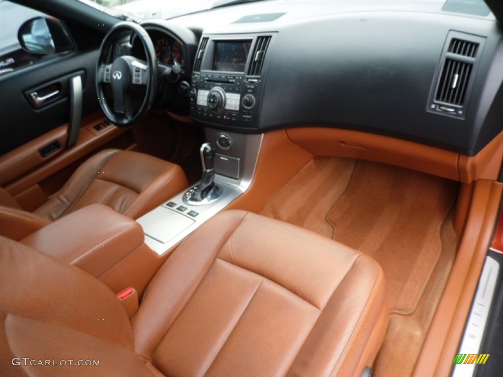2006 Infiniti FX 35 AWD Brick/Black Dashboard Photo #86866812