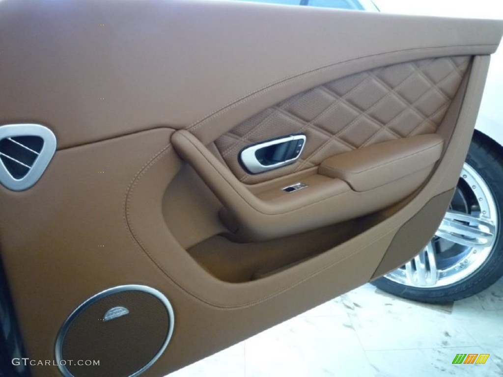 2012 Bentley Continental GTC Standard Continental GTC Model Dark Bourbon Door Panel Photo #86866830