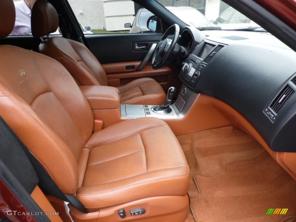 2006 FX 35 AWD - Autumn Copper Metallic / Brick/Black photo #22